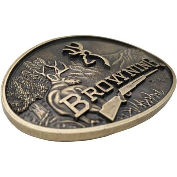 Country Hunting Belt Buckle Cowboy Western Buckles - Picture 2 of 6